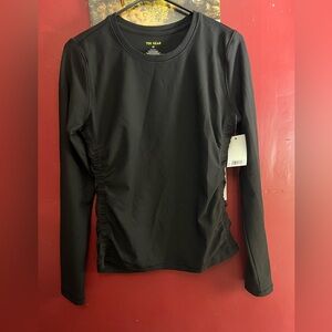 Tek Gear Women's Elegant Black Long Sleeve Tee